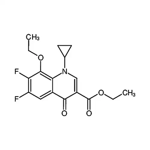 1-环丙基-8-乙氧基-6,7-二氟-4-氧代-1,4-二氢喹啉-3-羧酸乙酯