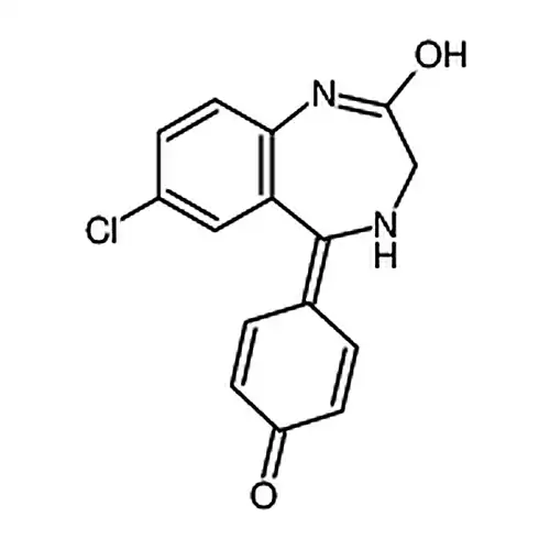 7-氯-1，3-二氢-5-(4-羟基苯基)-2H-1，4-苯并二氮杂卓-2-酮