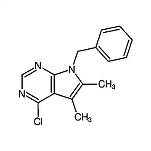 7-苄基-4-氯-5,6-二甲基-7H-吡咯并[2,3-d]嘧啶