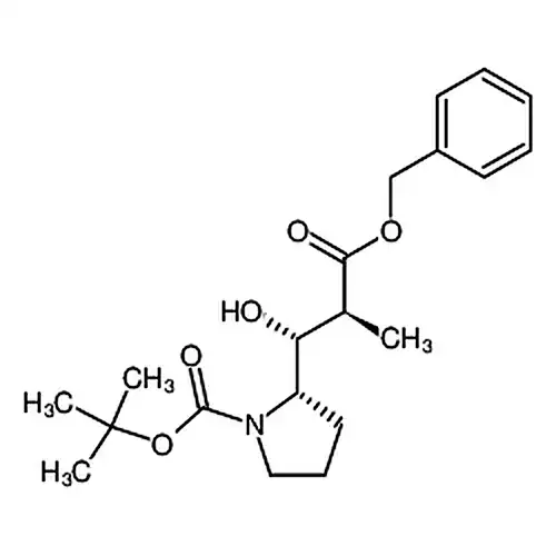 (S)-2 - ((1R，2S)-3-(苄氧基)-1-羟基-2-甲基-3-氧代丙基)吡咯烷-1-甲酸