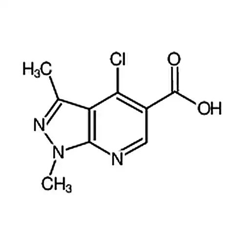 1,3-二甲基-4-氯-1H-吡唑[3,4-b]并吡啶-5-甲酸