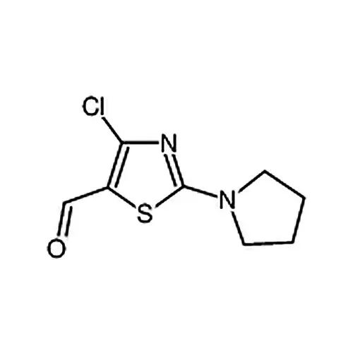 4-氯-2-(1-吡咯烷)-5-噻唑甲醛