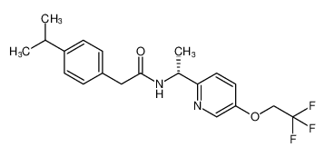 (R)-2-(4-异丙基苯基)-N-(1-(5-(2,2,2-三氟乙氧基)吡啶-2-基)乙基)乙酰胺
