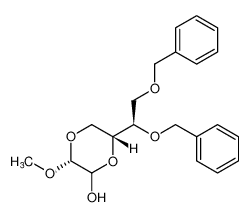 (3R，6R)-6-((R)-1，2-双(苄氧基)乙基)-3-甲氧基-1，4-二噁烷-2-醇