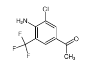 1-[4-氨基-3-氯-5-(三氟甲基)苯基]乙酮