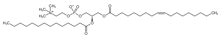 1-油酰基-2-肉豆蔻酰基-sn-甘油-3-磷酸胆碱