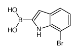 (7-溴-1H-吲哚-2-基)硼酸
