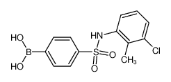 (4-(N-(3-氯-2-甲基苯基)氨磺酰基)苯基)硼酸