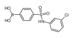 (4-(N-(3-氯苯基)氨磺酰基)苯基)硼酸