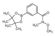 3-(N，O-二甲基羟氨基羰基)苯基硼酸频哪醇酯