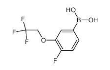 (4-Fluoro-3-(2,2,2-trifluoroethoxy)phenyl)boronic acid