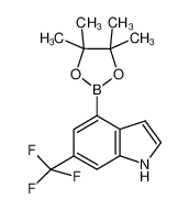 4-(4，4，5，5-四甲基-1，3，2-二氧硼戊环-2-基)-6-(三氟甲基)-1H-吲哚
