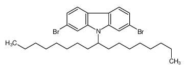 2,7-二溴-9-(1-辛基壬基)-9H-咔唑