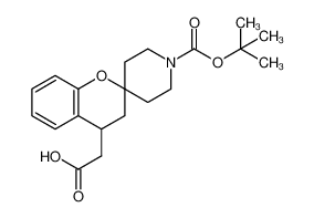 2-(1'-(叔丁氧羰基)螺[色满-2,4'-哌啶]-4-基)乙酸