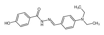 N-（4-（二乙氨基苄叉基）-N'-（4-羟基苯甲酰基）-肼