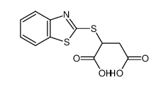 2-(苯并[d]噻唑-2-基硫基)琥珀酸