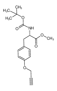 (S)-2 - ((叔丁氧基羰基)氨基)-3-(4-(丙-2-炔-1-基氧基)苯基)丙酸甲酯
