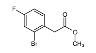 2-(2-溴-4-氟苯基)乙酸甲酯