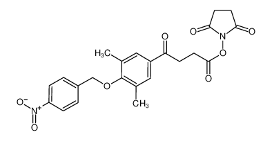 4-[3,5-二甲基-4-(4-硝基苄氧基)苯基]-4-氧代丁酸琥珀酰亚胺酯