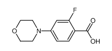 2-氟-4-(4-吗啉基)苯甲酸