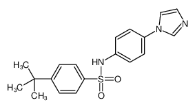 4-(1,1-二甲基乙基)-N-(4-(1H-咪唑-1-基)苯基)苯磺酰胺