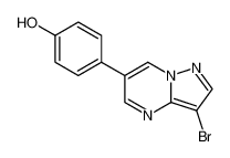 4-(3-溴吡唑并[1，5-A]嘧啶-6-基)苯酚