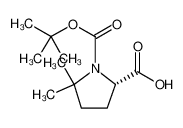 (S)-1-(叔丁氧羰基)-5,5-二甲基吡咯烷-2-羧酸