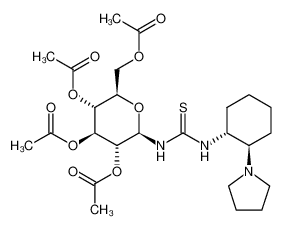 N-[(1R，2R)-2-(1-吡咯烷基)环己基]-N'-(2，3，4，6-四-O-乙酰基-Β-D-吡喃葡萄糖基)硫脲