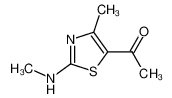 1-(4-甲基-2-(甲氨基)噻唑-5-基)乙酮