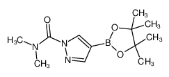 N,N-二甲基-4-(4,4,5,5-四甲基-1,3,2-二氧硼杂环戊烷-2-基)-1H-吡唑-1-甲酰胺
