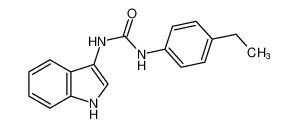 1-(4-乙基苯基)-3-(1H-吲哚-3-基)脲