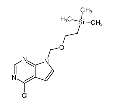 4-氯-7-((2-(三甲基甲硅烷基)乙氧基)甲基)-7H-吡咯并[2,3-d]嘧啶