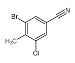 3-溴-4-甲基-5-氯苯腈