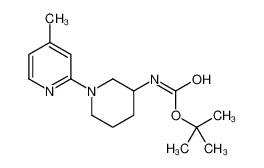 N-[1-(4-甲基-2-吡啶基)-3-哌啶基]氨基甲酸叔丁酯