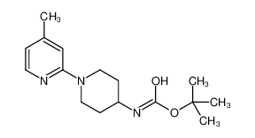N-[1-(4-甲基-2-吡啶基)-4-哌啶基]氨基甲酸叔丁酯
