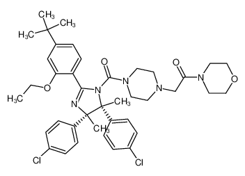 p53 and MDM2 proteins-interaction-inhibitor (chiral)