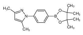 3，5-二甲基-1-(4-(4，4，5，5-四甲基-1，3，2-二氧硼杂环戊烷-2-基)苯基)-1H-吡唑