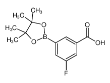 3-Fluoro-5-(4,4,5,5-tetramethyl-1,3,2-dioxaborolan-2-yl)benzoic acid