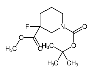 1-Boc-3-氟哌啶-3-甲酸甲酯