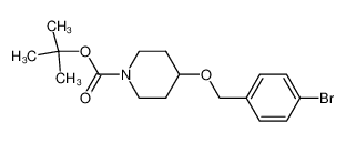 4-((4-溴苄基)氧基)哌啶-1-甲酸叔丁酯