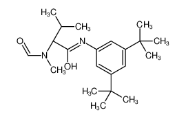 S-N-(3，5-二叔丁基苯基)-3-甲基-2-(N-甲酰基-N-甲氨基)丁酰胺