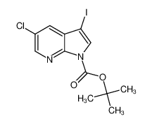 5-氯-3-碘-吡咯并[2，3-b]吡啶-1-甲酸叔丁酯