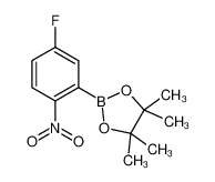 2-(5-氟-2-硝基苯基)-4,4,5,5-四甲基-1,3,2-二氧硼杂环戊烷