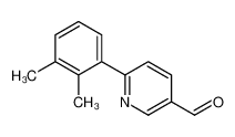 6-(2，3-二甲基苯基)-3-吡啶甲醛