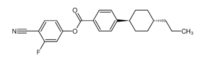 反-4-(4-正丙基环己基)苯甲酸-3-氟-4-氰基苯酯