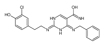 4-(苄氨基)-2-((3-氯-4-羟基苯乙基)氨基)嘧啶-5-甲酰胺