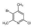 2-氯-5-溴-4，6-二甲基吡啶
