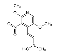 2-(2,5-二甲氧基-3-硝基吡啶-4-基)-N,N-二甲基乙烯-1-胺