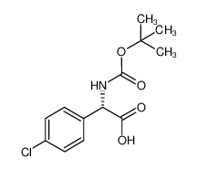 (S)-2-((叔丁氧基羰基)氨基)-2-(4-氯苯基)乙酸