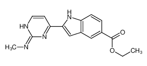 2-(2-(甲基氨基)嘧啶-4-基)-1H-吲哚-5-羧酸乙酯